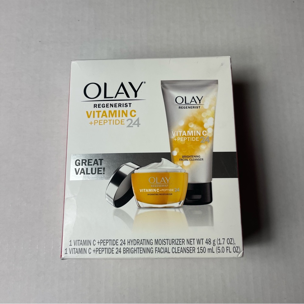 Okay facial cleanser and moisturizer set